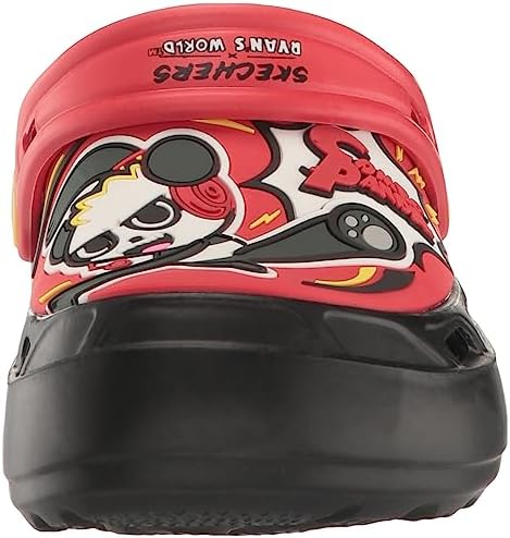 Skechers Boy's Swifters-Fun Combo Clog, Black/Red, 1 Little Kid | Image 1