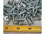 New Thread Forming Screws #10 x 5/8 Phillips Truss Head B Steel Zinc Pack of 100 #PL3574-A Warranity by Pr-Merchant