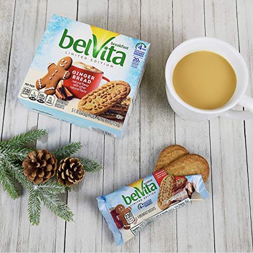 Belvita Gingerbread Breakfast Biscuits, 5 Packs (4 Biscuits Per Pack) #TOP3