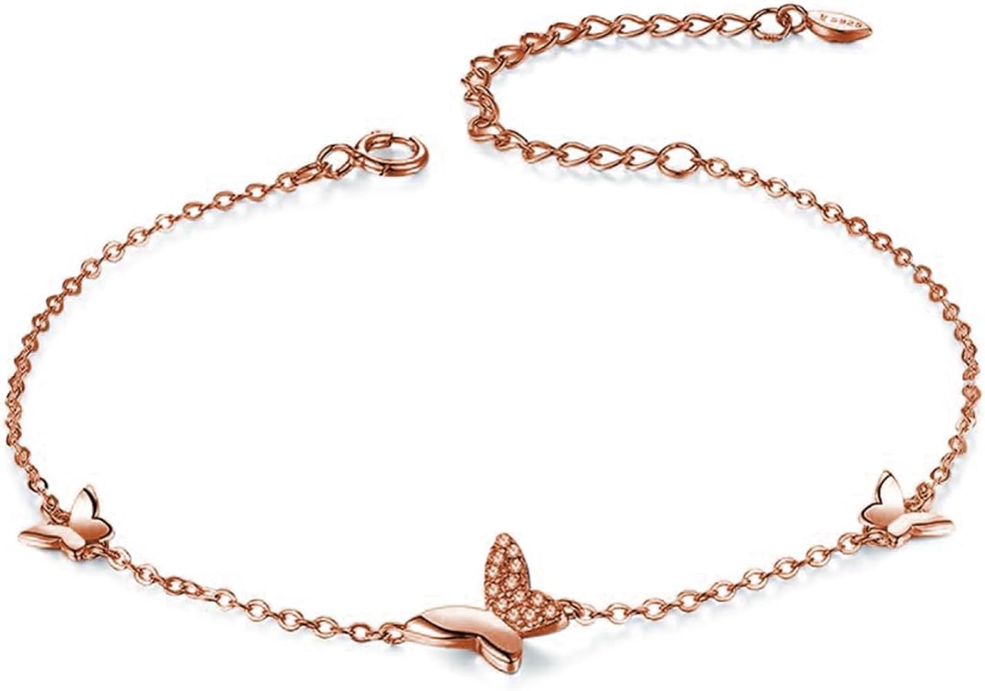 Pulsera Camille Bañada En Oro De 18 Kt Sobre Plata Rosa Con Perlas Nacar Y Rubi