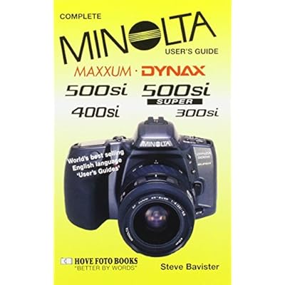 Minolta Maxxum/Dynax 500si Super, Including 300si User's Guide