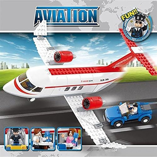 Image of Private Airplane Building Block Set - 275+ Pieces Aviation-Themed Educational Toy | Compatible with Major Brands | Safe, Durable Materials | 12 Months Manufacturing Warranty