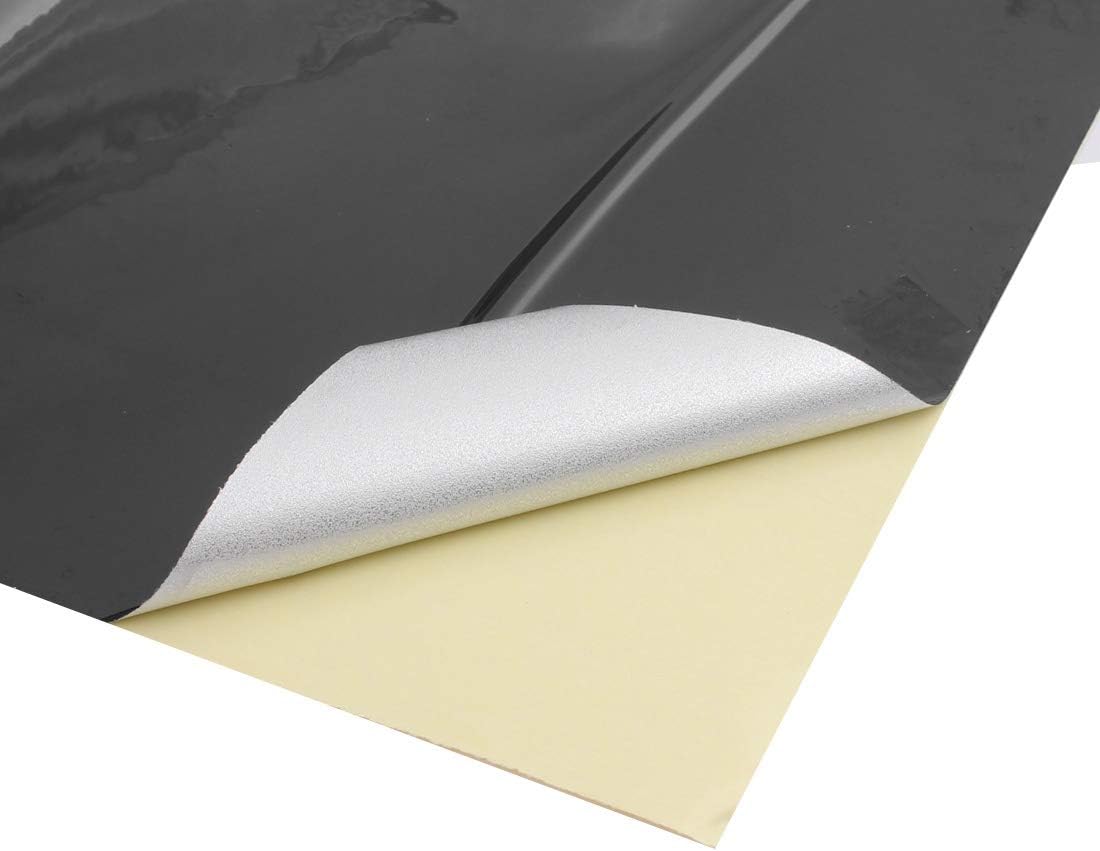 Aexit 黒色片面接着剤反射安全警告テープ20cm幅15m長さ(Ruban de signalisation r?fl?chiss