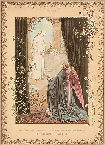 Annonciation Paul Mohn poster grand format 58x90cm sans reflet