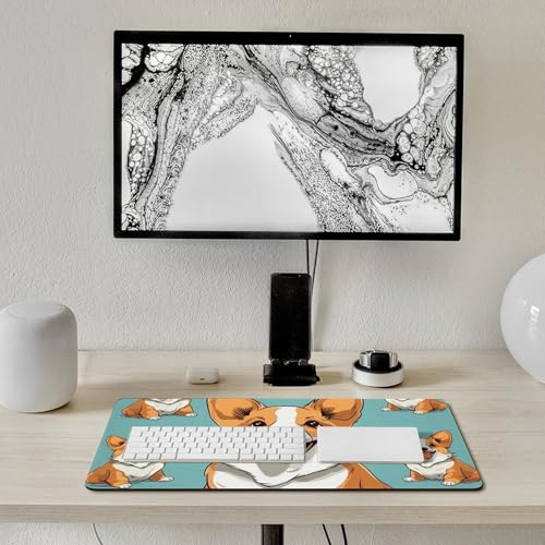 Sous-main de bureau Corgi idéal pour le télétravail - 7