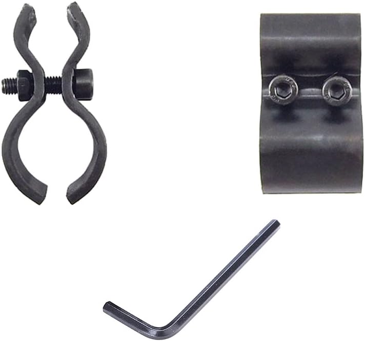Mike Home Shelf Pole Connector Double Port Pipe Clamps Clips Black 2