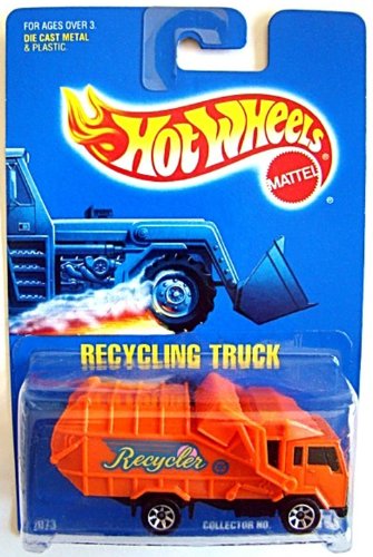 Hot Wheels Recycling Truck 1:64 Escala miniatura 1