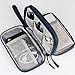 Dealcase Universal Electronics Accessories Case, Waterproof Portable Cable Organizer Bag, Multifunctional Travel Digital Accessories Storage Bag, Navy Blue