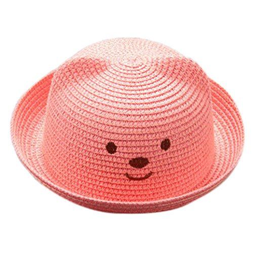 Baby Sun Hat,Kids Toddler Boy Girls Cat Ears Summer Straw Hat