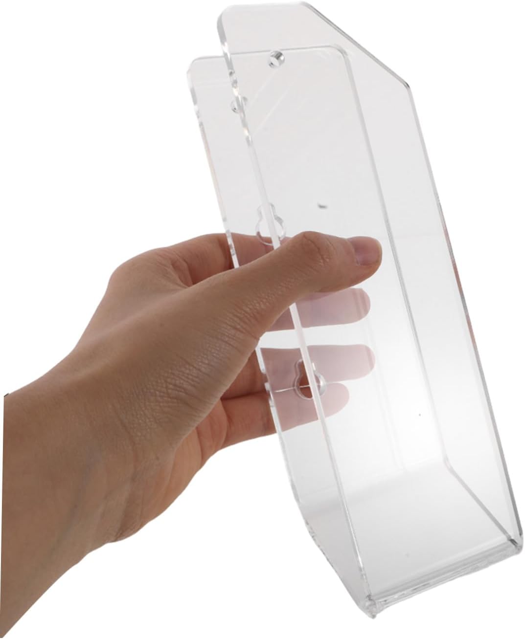 Acrylic Under Desk Keyboard Shelf Holder for Tablet and Keyboard image 3
