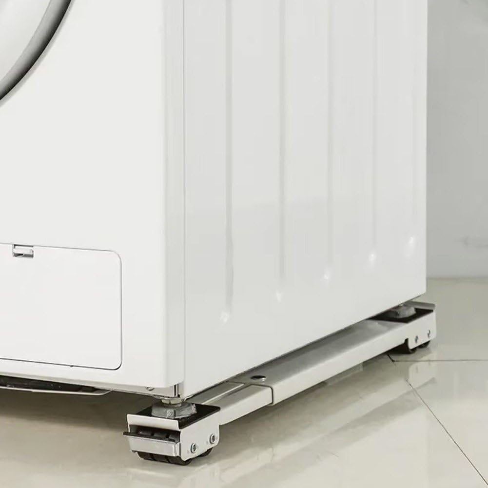 Rulli Per Elettrodomestici Resistenti E Scorrevoli - Ruote Estensibili Per Frigorifero, Carrello Per Lavatrice, Base Mobile Con Ruote Per Lavatrice E Asciugatrice, Frigorifero, Aria Condizionata