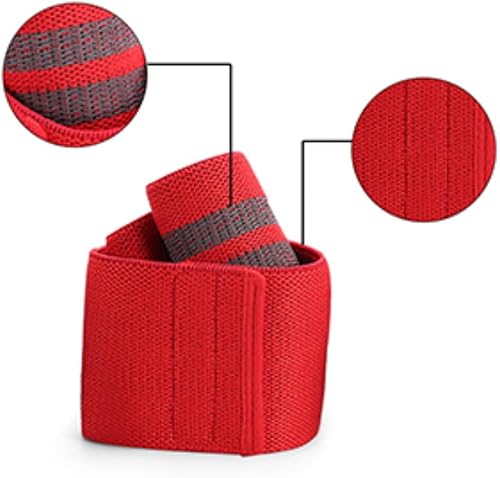 Miniatura 3 de Banda elástica de fitness, 3 niveles de resistencia diferentes, bandas de entrenamiento de tela, herramienta de ejercicio, juego para fitness en