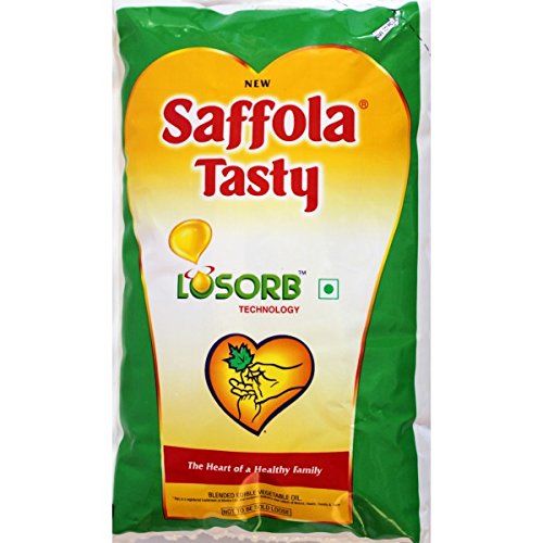 Saffola Kardi Oil Corn, 1L Pouch Amazon.in Grocery & Gourmet Foods