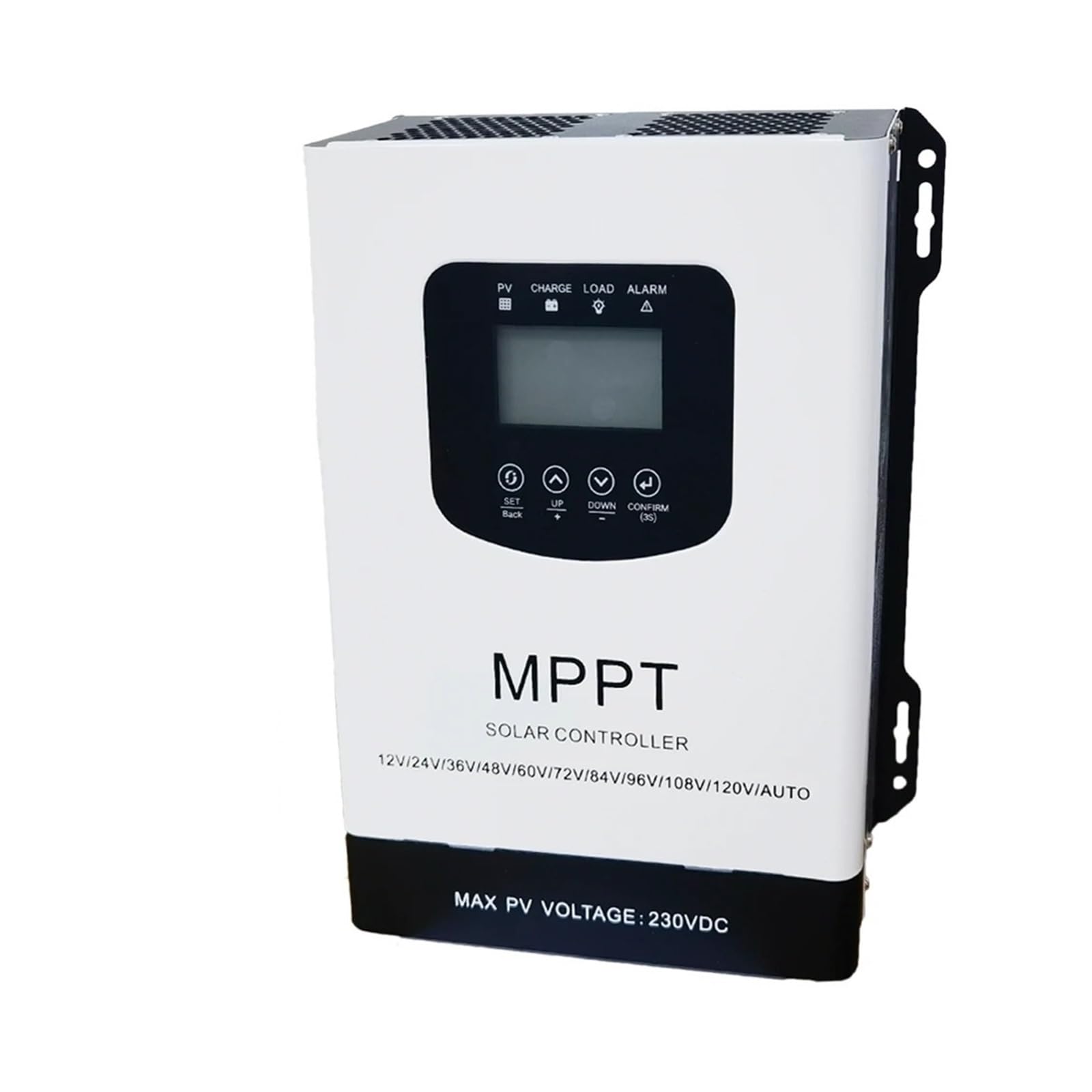 Solar Charge Controller, Smart MPPT Solar Controller 30A 40A 50A 60A 70A 80A 100A 120A PV Regulator For Panel Lithium -acid LiFePO4 Battery(No WIFI,60A_12V TO 96V)
