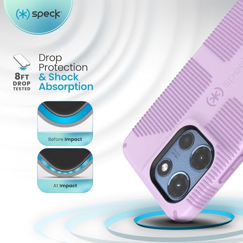 Coque Speck Motorola antichoc violet phlox et iris anti-rayures durable