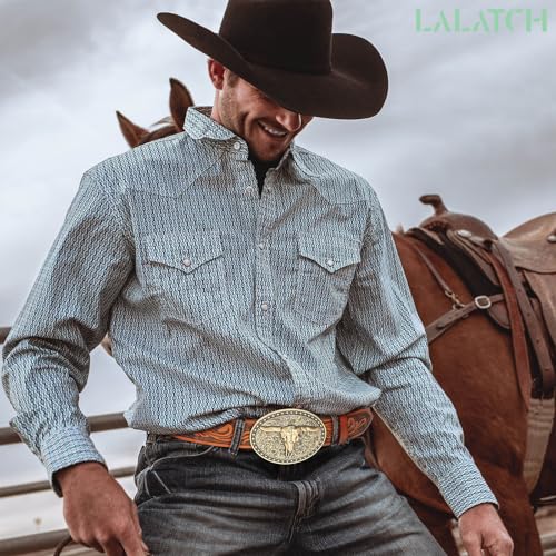 Cowboy Belt Western Belts for Men Women Cowgirl Rodeo Large Bull Buckle Western Leather Belt for Jeans4