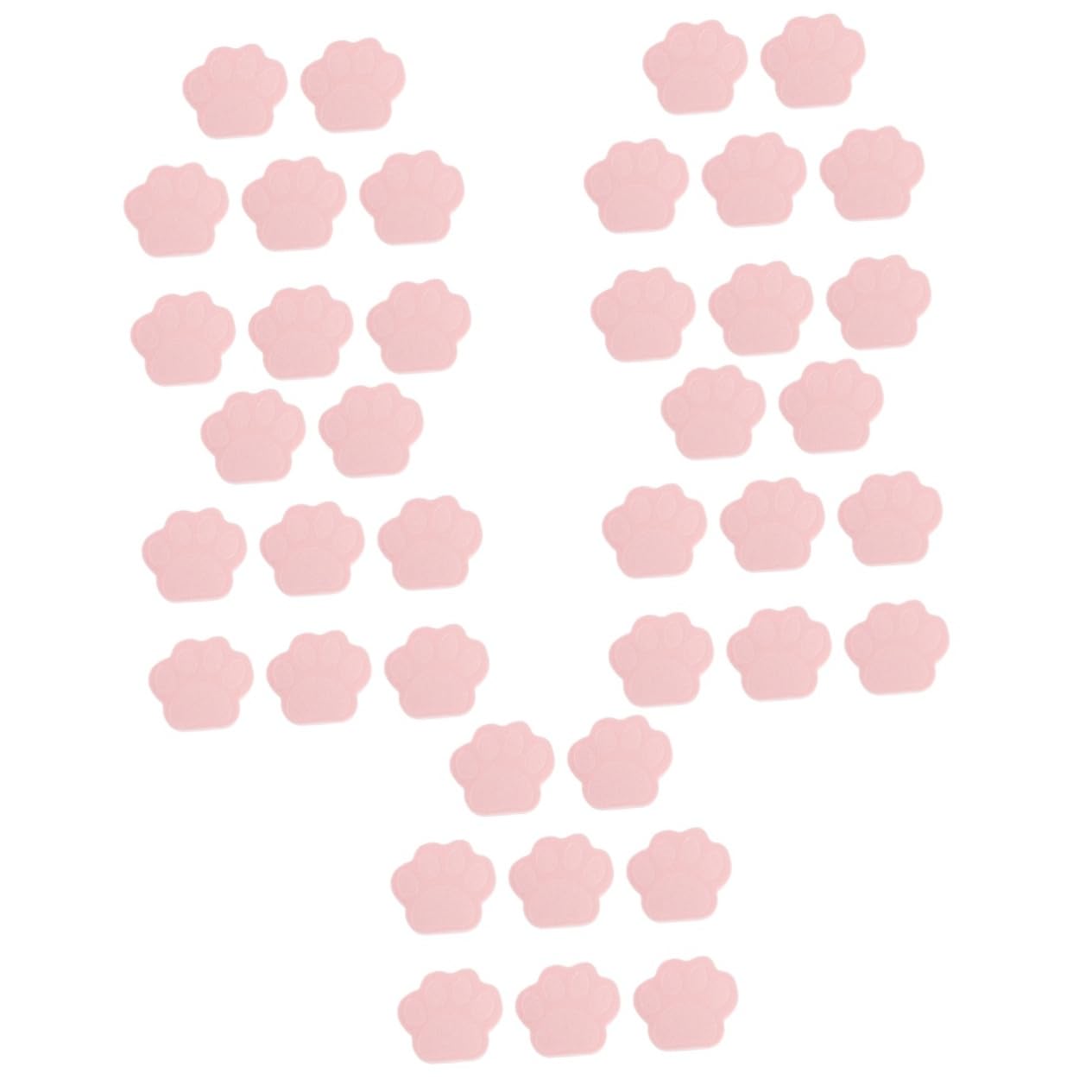 POPETPOP 40piezas Esponjas Faciales De Maquillaje Forma De Patita De Gato Suaves y Amigables La Piel Para Limpieza y Desmaquillado Uso Casa o Viajes