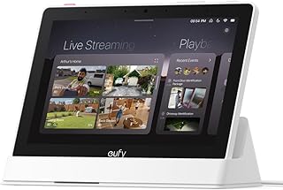 eufy Smart Display E10, Smart Home Hub, 8" Control Panel, Compatible Devices, 4 Views on 1 Screen, Instant Door Alerts, Daily Event Reports, No Monthly Fee