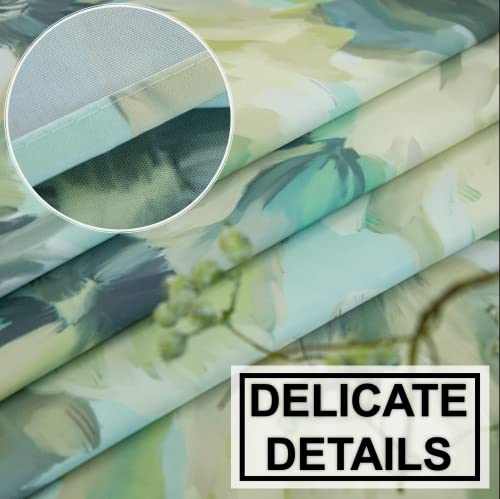 White Poppy Printed Tablecloth 60X84 Inch, Poppy Flowers Table Cloth Floral Table Cover, Waterproof Poppies Printed Oblong Cloth Tablecloth - Summer Floral Table Cover Spring Summer Table Covering #TOP6