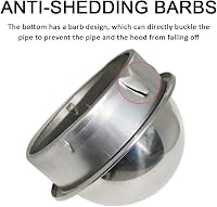 XYZDOUBLE 150mm Rozsdamentes Szellőzőrács Rovarháló Falba Építhető Szellőzés 2
