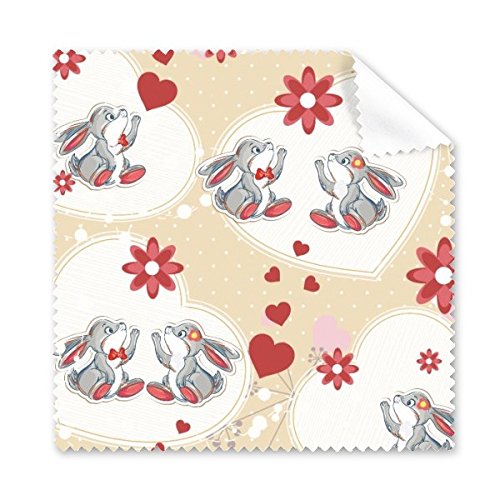 Nettoyant écran motif lapin chiffon microfibre lunettes haute performance x5