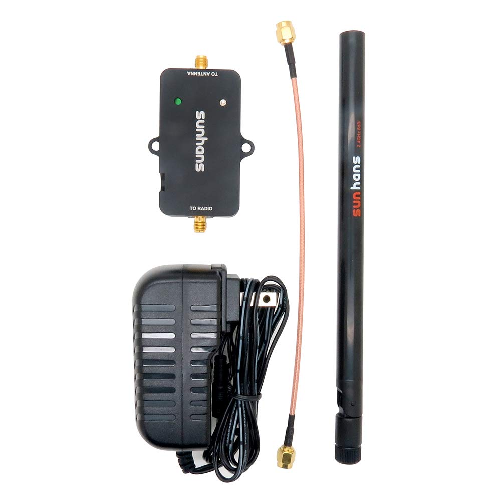 Amplificatore di Segnale WiFi per Interni SH24BTA-N 3000mW 35dBm 2.4GHz 802.11b/g/n Drone Singal Extender Amplificatore WiFi per Casa, Ufficio, UAV, Telecamere IP, Attrezzature RC