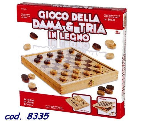 Rstoys - Ronchi Supe- Gioco Dama e Tria, Multicolore, 3.ST8335