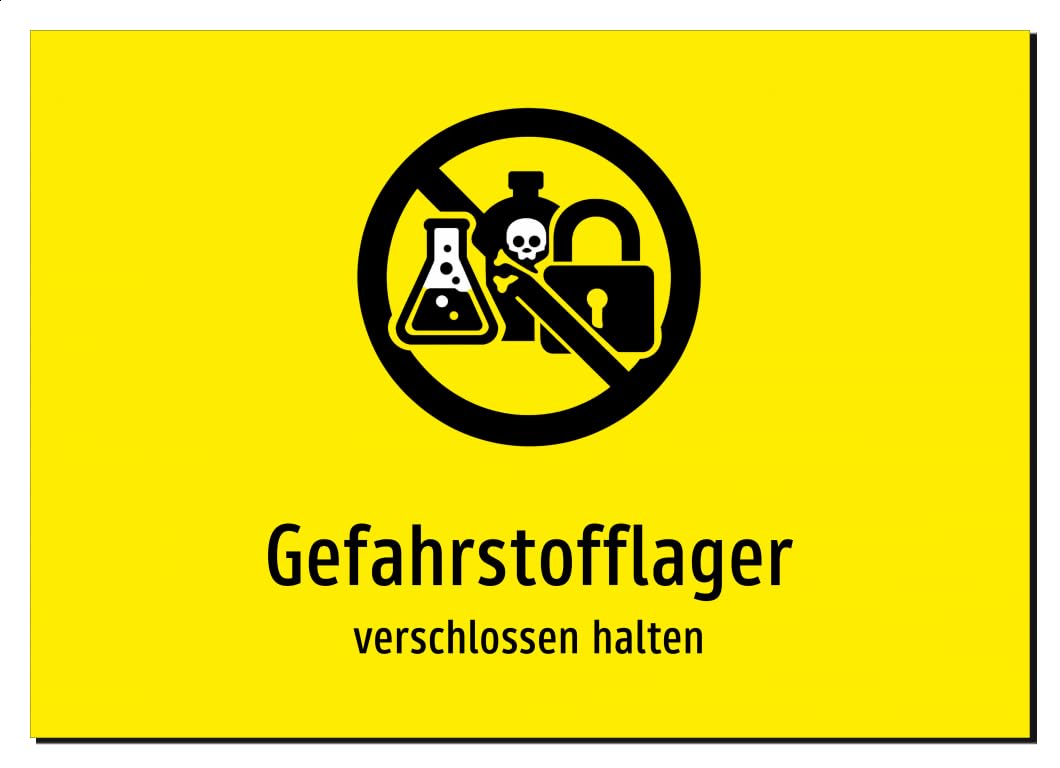 43704-DE-S-07 | Gefahrstofflager - verschlossen halten