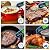AWLKIM® Meat Thermometer Digital - Fast Instant Read Food Thermometer for Cooking, Candy Making, Outside Grill, IP67 Waterproof Kitchen Thermometer with Backlight, Stocking Stuffers for Men - Blue