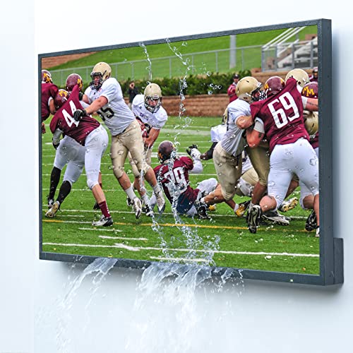 Image of SYLVOX Outdoor TV, 55 inch Waterproof 4K Smart TV, Outdoor Television Support Bluetooth WiFi for Full Sunshine Areas 2000nits (Pool Series)