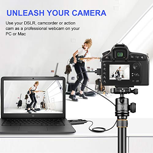 GOODAN Audio Video Capture Cards - HDMI to USB 2.0 - High Definition 1080p 30fps - Record Directly to Computer for Gaming, Streaming, Teaching, Video Conference or Live Broadcasting