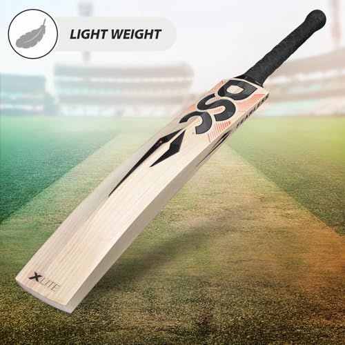 Image of DSC Xlite 5.0 English Willow Cricket Bat, Short Handle, Size-Mens