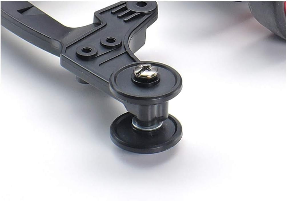 Close-up of a roller on a Tamiya Mini 4WD car