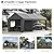 GOJOOASIS Carport 12'x 20' Heavy Duty Car Ports Portable Garage Car Canopy Tent with Removable Sidewalls, Roll-up Windows & Doors for Truck Boat Car Port, Party, Storage (Grey)