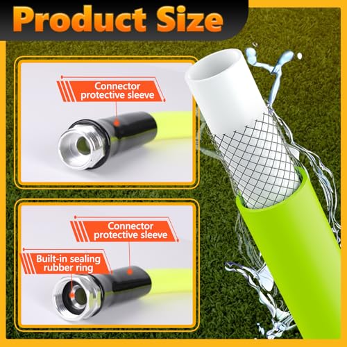 Image of Stock Tank Drain Plug Kit Include 10FT 3 4 inch Garden Hose Pipe Reducer Hex Bushing & Brass Faucet Fit for rubbermaid Commercial 50 70 100 150 300 Gallon Stock Tanks Five Years Free Replacement