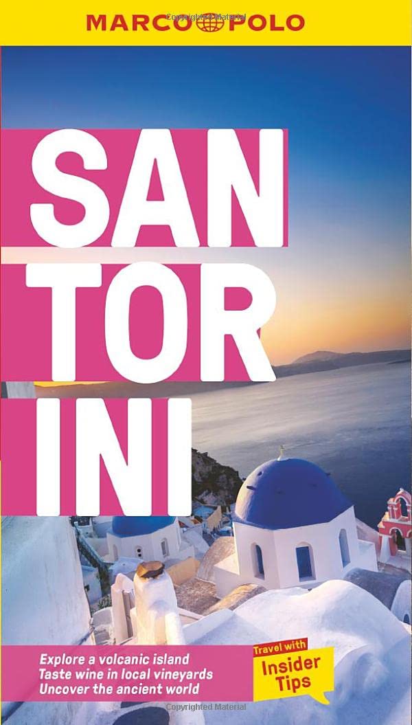 Santorini Marco Polo Pocket Travel Guide - with pull out map