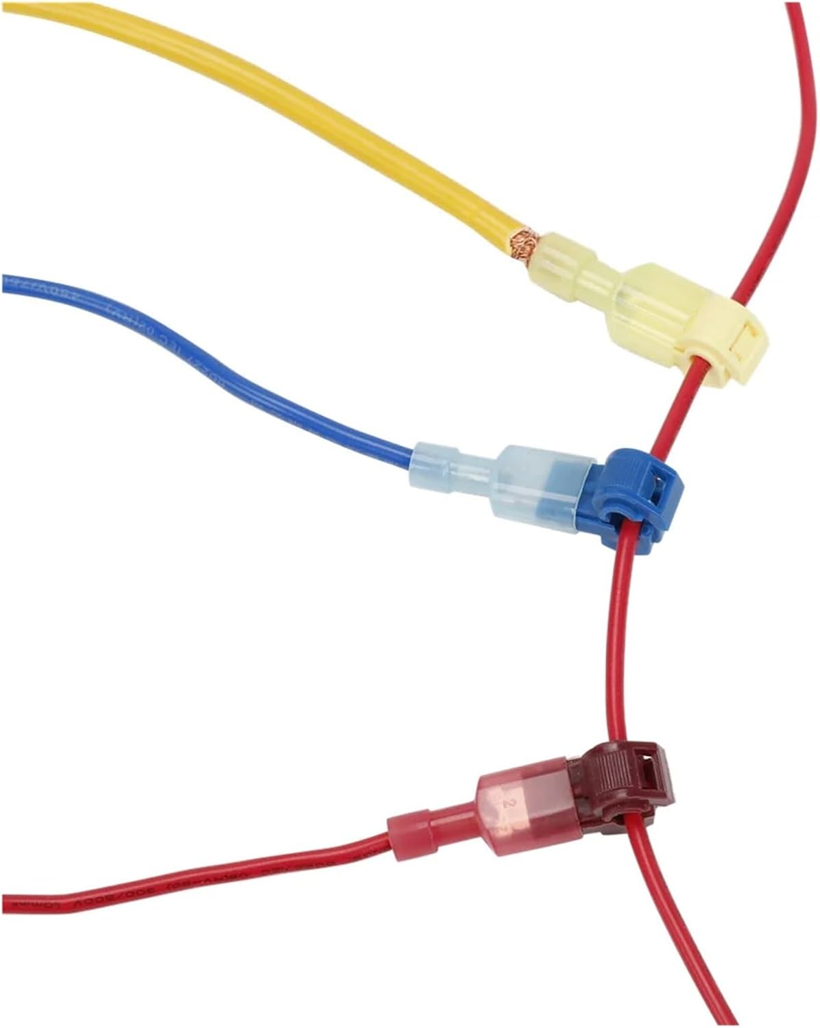 120 PCS T Tap Electrical Connectors – Quick Wire Splice Taps and Insulated Male Quick Disconnect Terminals VUQLDHAYZ