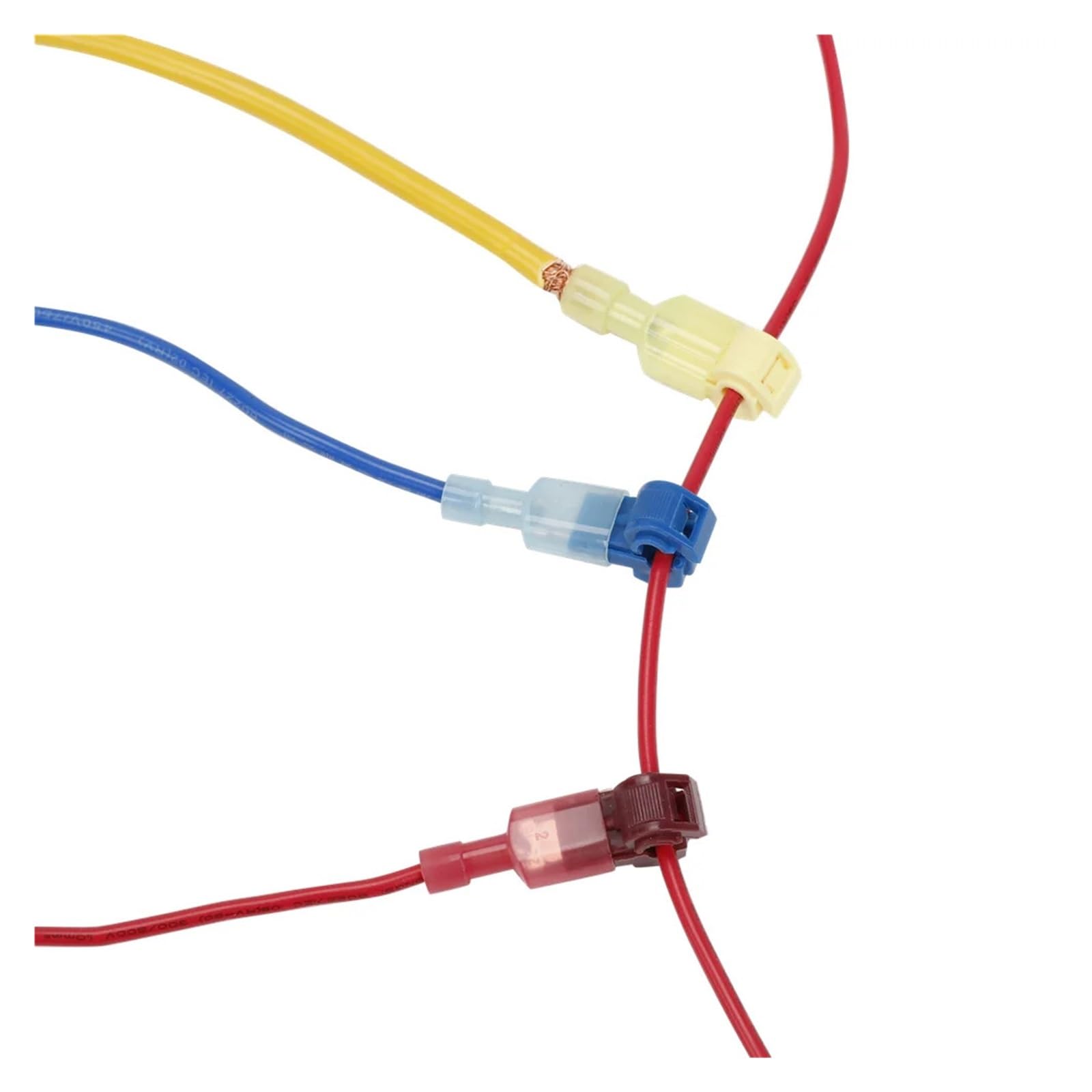 Kit de 300 connecteurs de Fils isolés en T 22-10 AWG à épissure Rapide