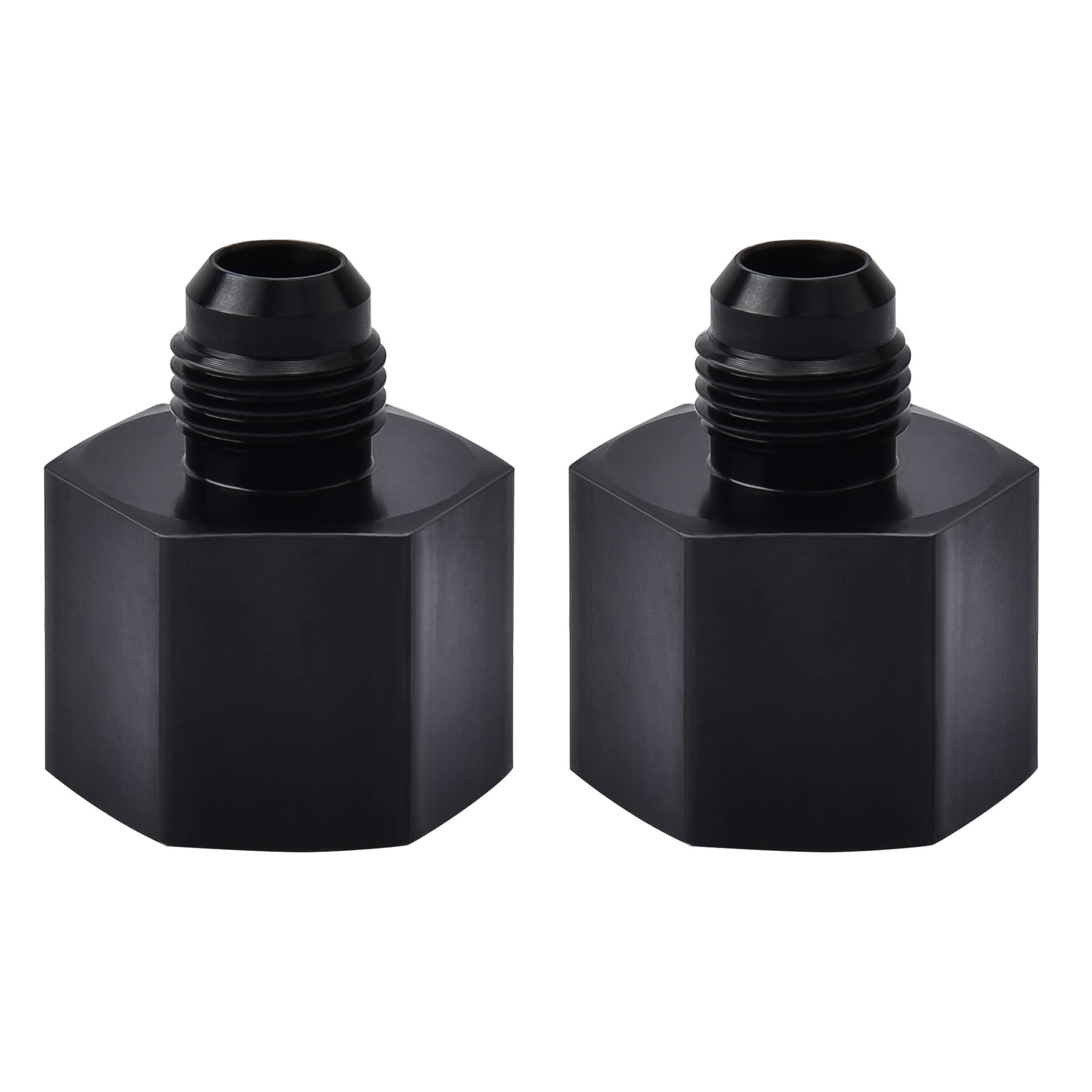 EVIL ENERGY 6AN Male Flare to 1/2" NPT Female Fitting Adapter Aluminum 2PCS