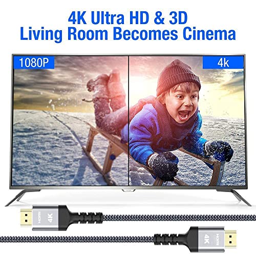 Image of Highwings 4K Fiber Optic 65 FT HDMI Cable High Speed HDMI 2.0 Cables