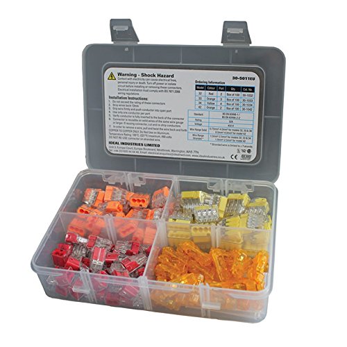 Ideal Industries 30-5011EU Push-In Connector Installer Kit, 120 PC, Ideal 32 A