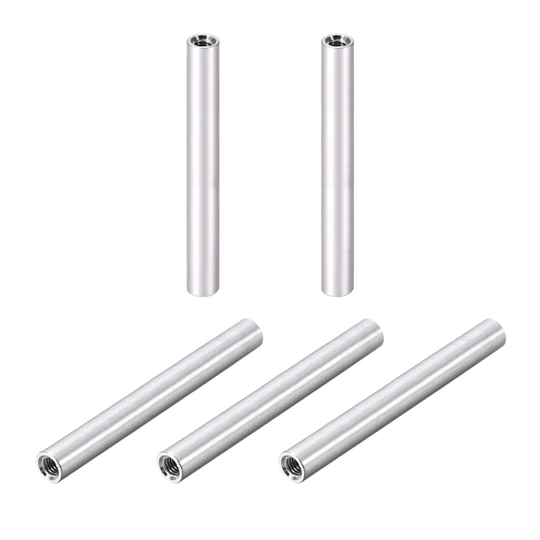 uxcell 5 Pcs M3x70mm Round Aluminum Standoff Column Spacer Female for Drone FPV Quadcopter Racing RC Multirotors Parts DIY