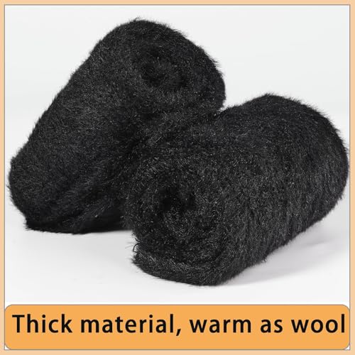 Plus Size Plush Thigh High Socks for Women Fuzzy Stocking Thick Over the Knee Fleece Leg Warmers Boot Socks2