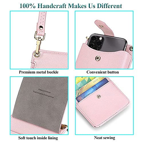 Image of Peacocktion Small Crossbody Cell Phone Purse for Women, Lightweight Mini Small Crossbody Bags for Women with Card Slots
