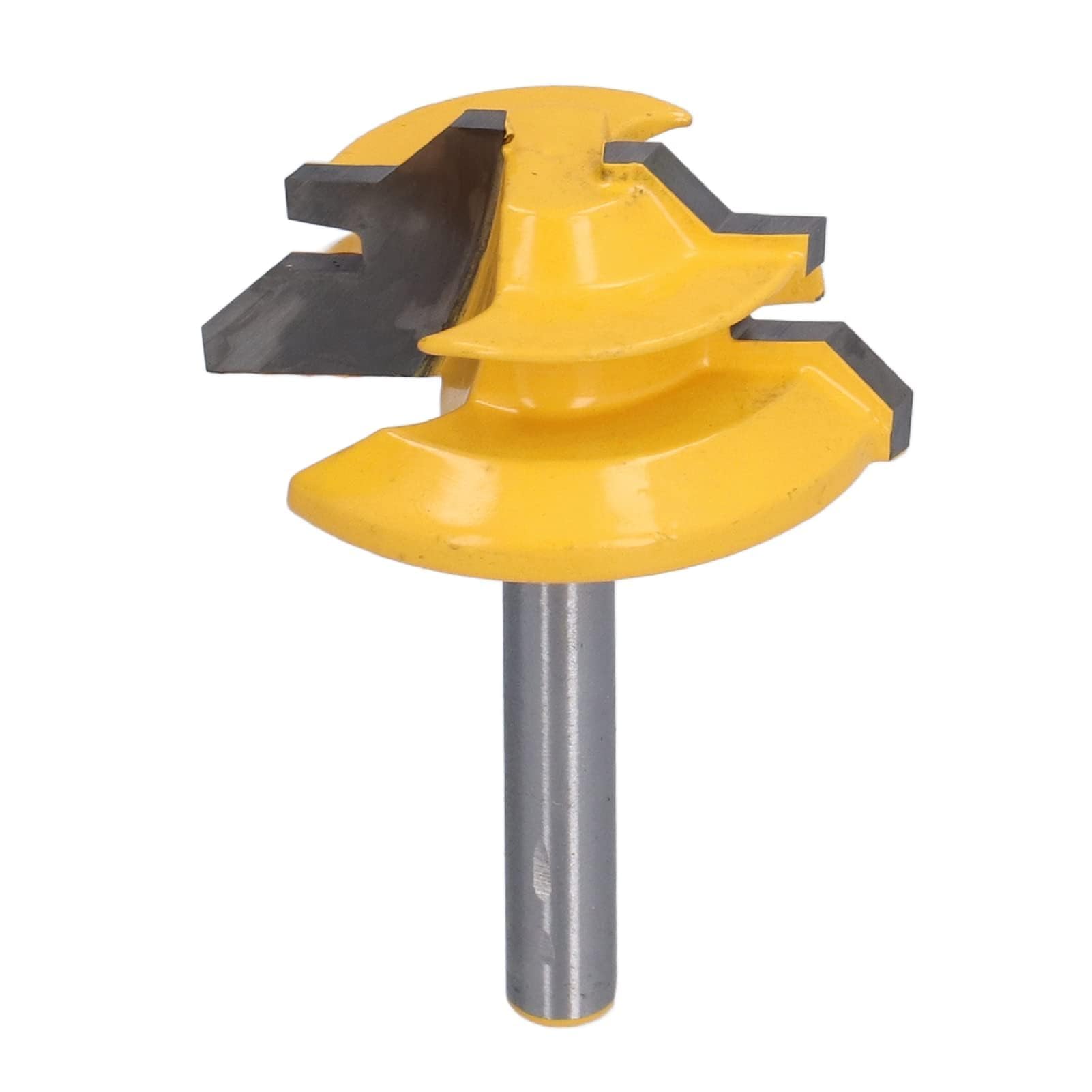 Broca Para Enrutador De Inglete Con Bloqueo, 45 Grados De Bloqueo De Inglete Para Carpintería, Fresa Para Inglete Con Vástago De 6 Mm, Brocas Para Enrutador De Madera De Carburo Para Herramien