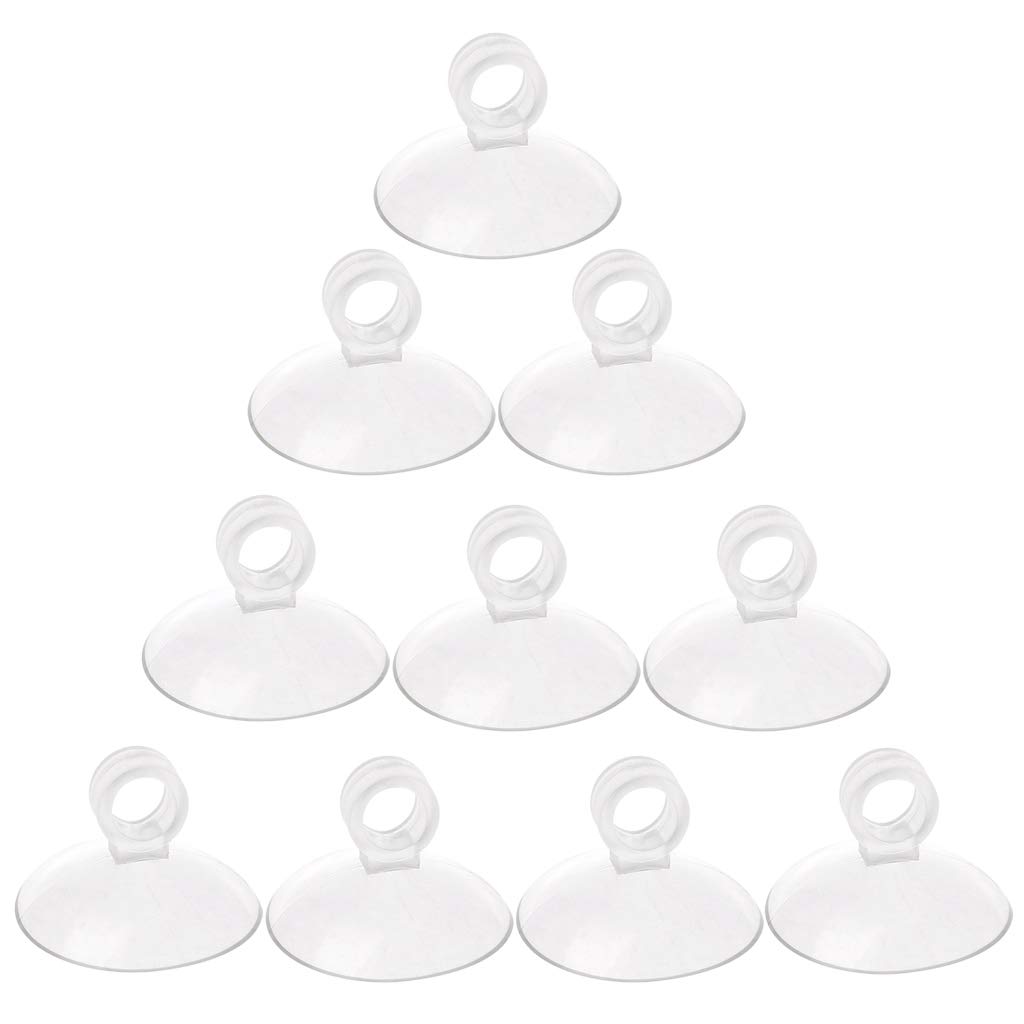 Shoresua 10Pieces Aquarium Suction Cup Holder Sucker for Fish Tank Pump Airline Tube
