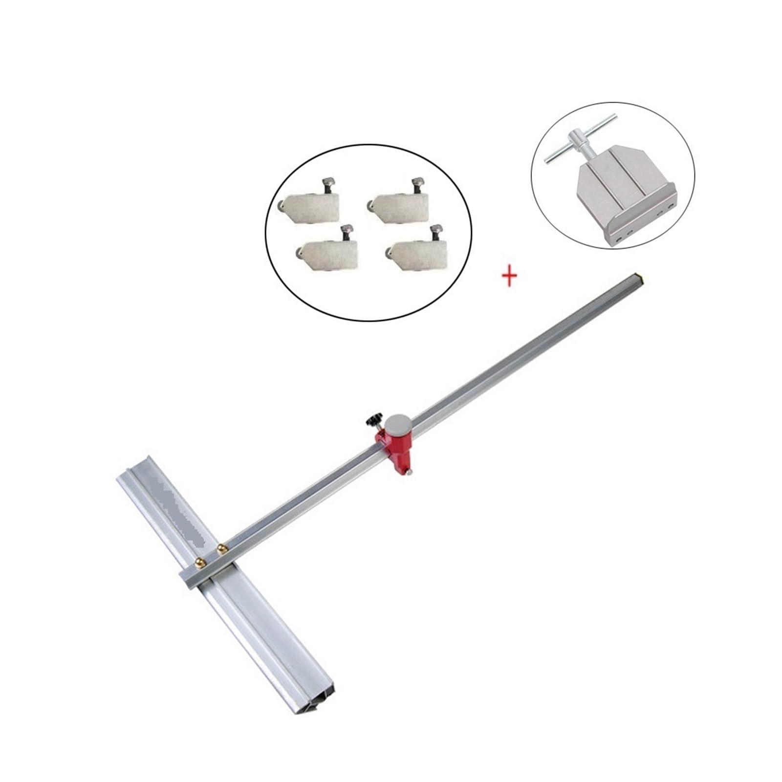 PortableHigh Precision 60cm Glass Tile Push Knife Cutting Tools Opener Ceramic Cutter Roller Taglio Rapido(10pcs cutter head)
