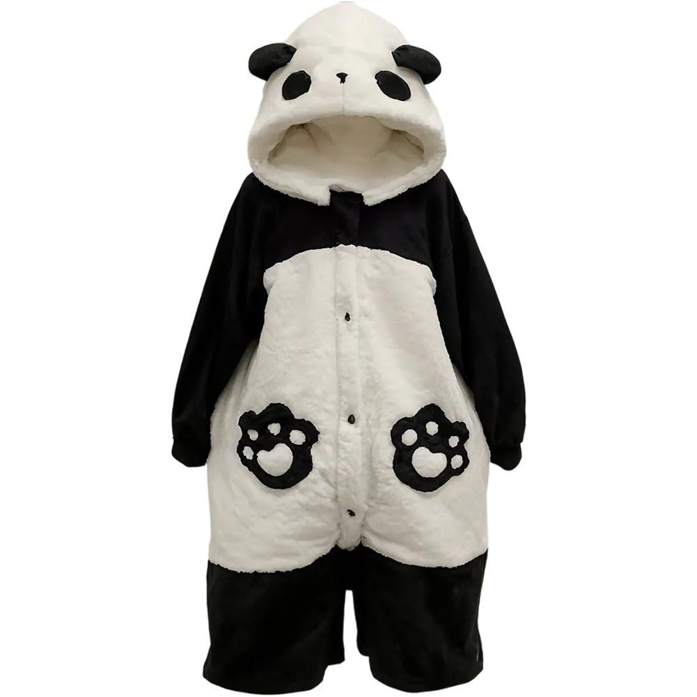 Pigiama per Adulti, Unisex, Costumi Panda, Tutine Animale, Pigiami Originali, Indumenti Notte, Tutine Cartone Animato Carine, Indumenti Notte per Animali, Tute, Costumi Cosplay di