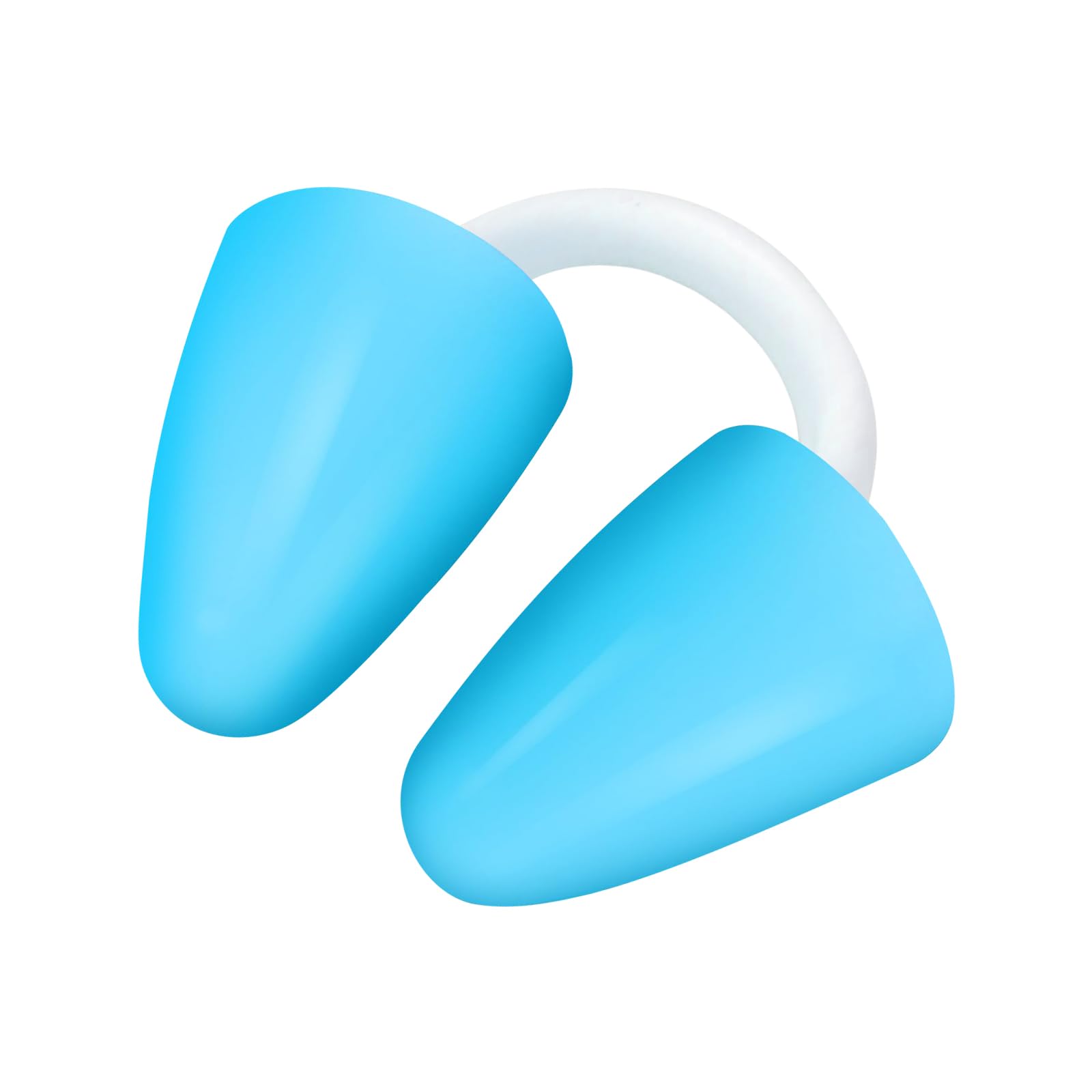 Pinzas Nariz Natación Silicona Tapón Nariz Clip Natación Surf Rafting Buceo Adultos Azul