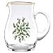 Lenox Holiday Glass Pitcher, Clear
